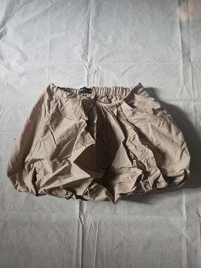Zara Neutral Bubble Skirt in Beige